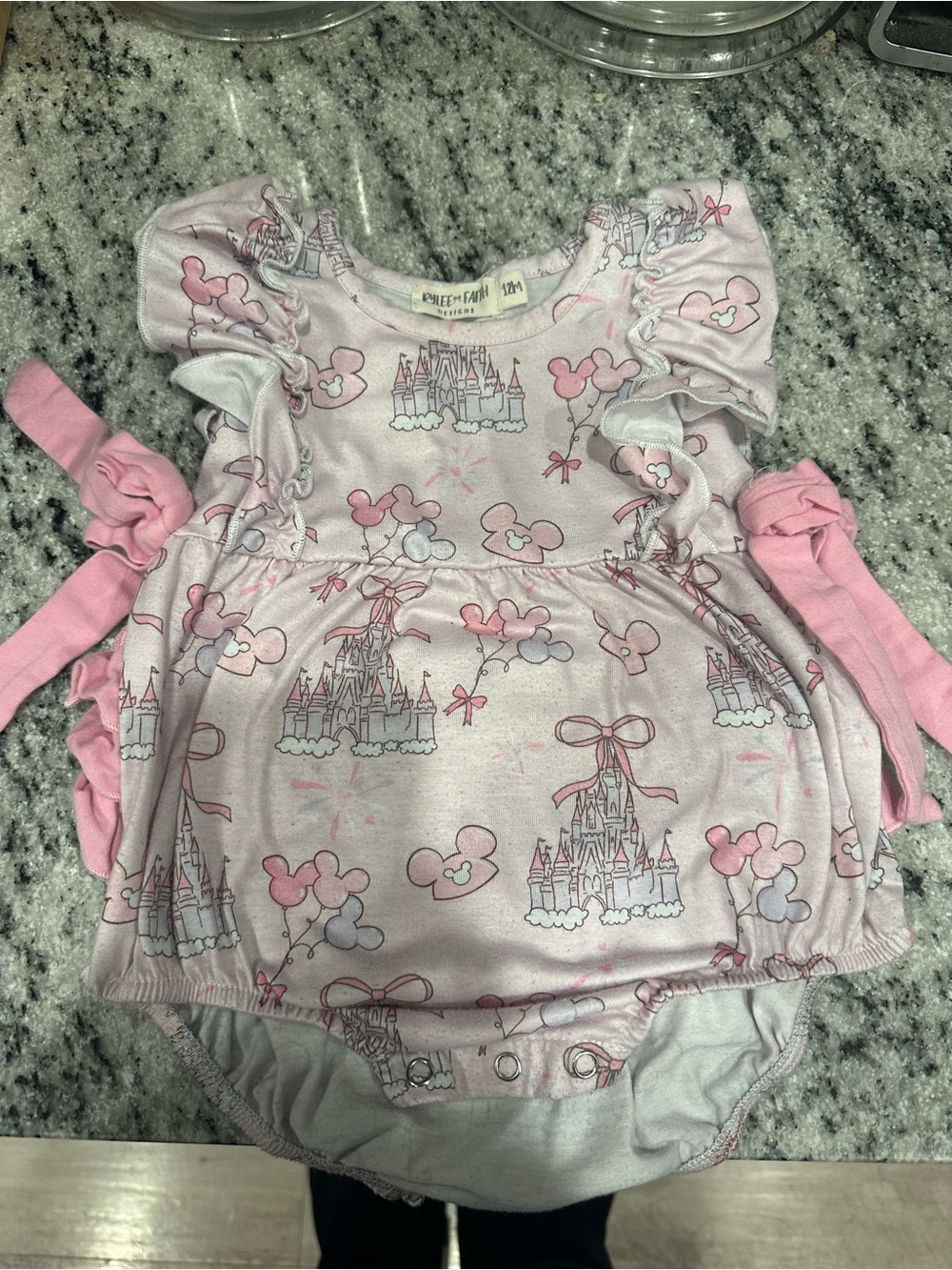 Rylee Faith Designs Disney Onesie Romper